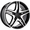 Cerchi in lega Dedica per Mercedes modello BK443 8.0x17 Nero lucido