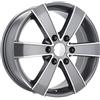 Cerchi in lega Dedica per Mercedes modello BK474 7.0x16 Grigio lucido