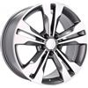 Cerchi in lega Dedica per Mercedes modello BK754 7.5x17 Grigio lucido