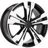 Cerchi in lega Dedica per Mercedes modello BK754 7.5x17 Nero lucido