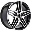 Cerchi in lega Dedica per Mercedes modello DW202 7.5x16 Nero lucido