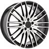 Cerchi in lega Dedica per Mercedes modello FBX244 8.5x18 Nero lucido