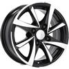 Cerchi in lega Dedica per Citroen modello BK575 6.0x14 Nero Lucido