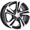 Cerchi in lega Dedica per Citroen modello F5832 6.5x16 Nero Lucido