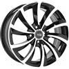 Cerchi in lega Dedica per Citroen modello REW003 6.5x16 Nero Lucido