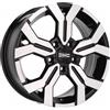 Cerchi in lega Dedica per Dacia modello B1110 6.5x15 Nero Lucido
