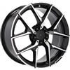 Cerchi in lega Dedica per Mercedes modello XE137 8.5x19 Nero lucido