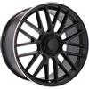 Cerchi in lega Dedica per Mercedes modello XF083 7.5x17 Nero semi-opaco