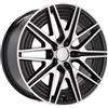 Cerchi in lega Dedica per Mercedes modello Y0102 7.5x18 Nero lucido