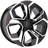 Cerchi in lega Dedica per Skoda modello I5561 7.5x17 Nero Lucido