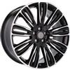 Cerchi in lega Dedica per Land Rover modello XE136 9.5x22 Nero Lucido