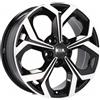 Cerchi in lega Dedica per Kia modello FE175 6.0x16 Nero Lucido