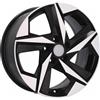 Cerchi in lega Dedica per Hyundai modello B1622 6.0x15 Nero Lucido