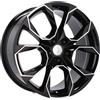 Cerchi in lega Dedica per Skoda modello SK516 6.5x16 Nero Lucido