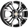 Cerchi in lega Dedica per Kia modello Y1127 5.5x14 Nero Lucido