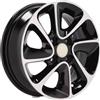 Cerchi in lega Dedica per Hyundai modello B5387 5.0x14 Nero Lucido