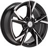 Cerchi in lega Dedica per Skoda modello Y1241 6.5x16 Nero Lucido