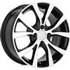 Cerchi in lega Dedica per Hyundai modello BK715 6.5x15 Nero Lucido