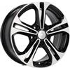Cerchi in lega Dedica per Hyundai modello BK766 6.5x16 Nero Lucido