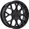 Cerchi in lega Dedica per Smart modello B1449 7.5x17 Nero Semi-Opaco