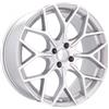 Cerchi in lega Dedica per Smart modello B1449 7.5x17 Silver + Polish