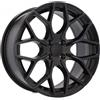 Cerchi in lega Dedica per Smart modello B1449 7.0x18 Nero Semi-Opaco