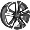 Cerchi in lega Dedica per Hyundai modello FBX254 7.5x18 Nero Lucido