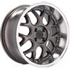 Cerchi in lega Dedica per Smart modello FR762 8.5x17 Gun Metal