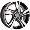 Cerchi in lega Dedica per Hyundai modello XFA07 6.0x15 Nero Lucido