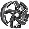 Cerchi in lega Dedica per Hyundai modello Y1220 6.5x16 Nero Lucido