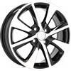 Cerchi in lega Dedica per Toyota modello 55504 5.5x15 Nero Lucido