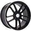 Cerchi in lega Dedica per Mercedes modello B5461 8.0x19 Nero semi-opaco