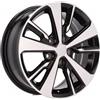 Cerchi in lega Dedica per Nissan modello TL0400 6.5x16 Nero Lucido