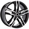 Cerchi in lega Dedica per Opel modello BK424 7.5x17 Nero Lucido