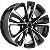 Cerchi in lega Dedica per Toyota modello B5212 6.5x16 Nero Lucido