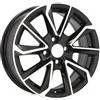Cerchi in lega Dedica per Toyota modello B5463 6.0x15 Nero Lucido
