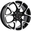 Cerchi in lega Dedica per Opel modello E236 7.0x17 Nero Lucido