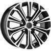 Cerchi in lega Dedica per Toyota modello B5845 6.5x16 Nero Lucido