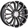 Cerchi in lega Dedica per Toyota modello BK667 6.0x15 Nero Lucido