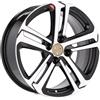 Cerchi in lega Dedica per Peugeot modello A5017 6.5x16 Nero Lucido