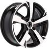 Cerchi in lega Dedica per Peugeot modello B5514 7.0x16 Nero Lucido