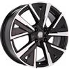 Cerchi in lega Dedica per Peugeot modello B5906 6.5x15 Nero Lucido