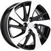 Cerchi in lega Dedica per Toyota modello F0458 5.5x14 Nero Lucido