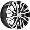 Cerchi in lega Dedica per Toyota modello F1438 5.5x14 Nero Lucido