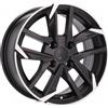 Cerchi in lega Dedica per Peugeot modello XE170 7.0x16 Nero Lucido