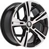 Cerchi in lega Dedica per Peugeot modello Y1206 7.0x16 Nero Lucido