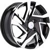 Cerchi in lega Dedica per Toyota modello I5418 5.5x15 Nero Lucido