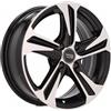 Cerchi in lega Dedica per RacingLine modello B1242 5.5x14 Nero Lucido