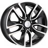 Cerchi in lega Dedica per RacingLine modello B5087 6.5x16 Nero + Polish Half Matt
