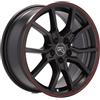 Cerchi in lega Dedica per RacingLine modello B5253 7.0x16 Nero Semi-Opaco